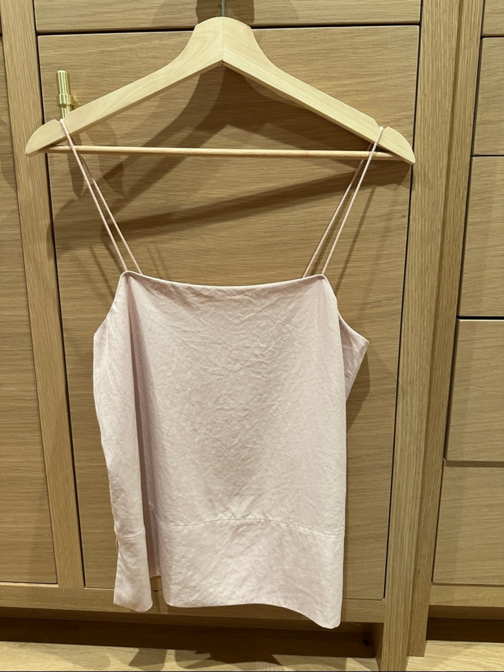 Everlane Light Pink Slim Spaghetti Strap Cami